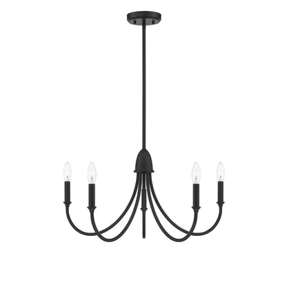 Savoy House Cameron 5-Light Chandelier in 
Matte Black 1-2540-5-89