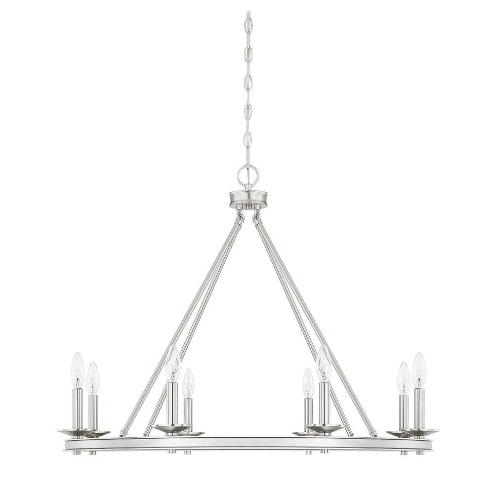 Savoy House Middleton 8-Light Chandelier in Satin Nickel 1-308-8-SN