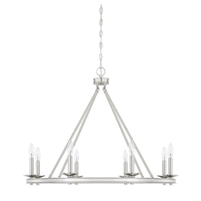 Savoy House Middleton 8-Light Chandelier in Satin Nickel 1-308-8-SN