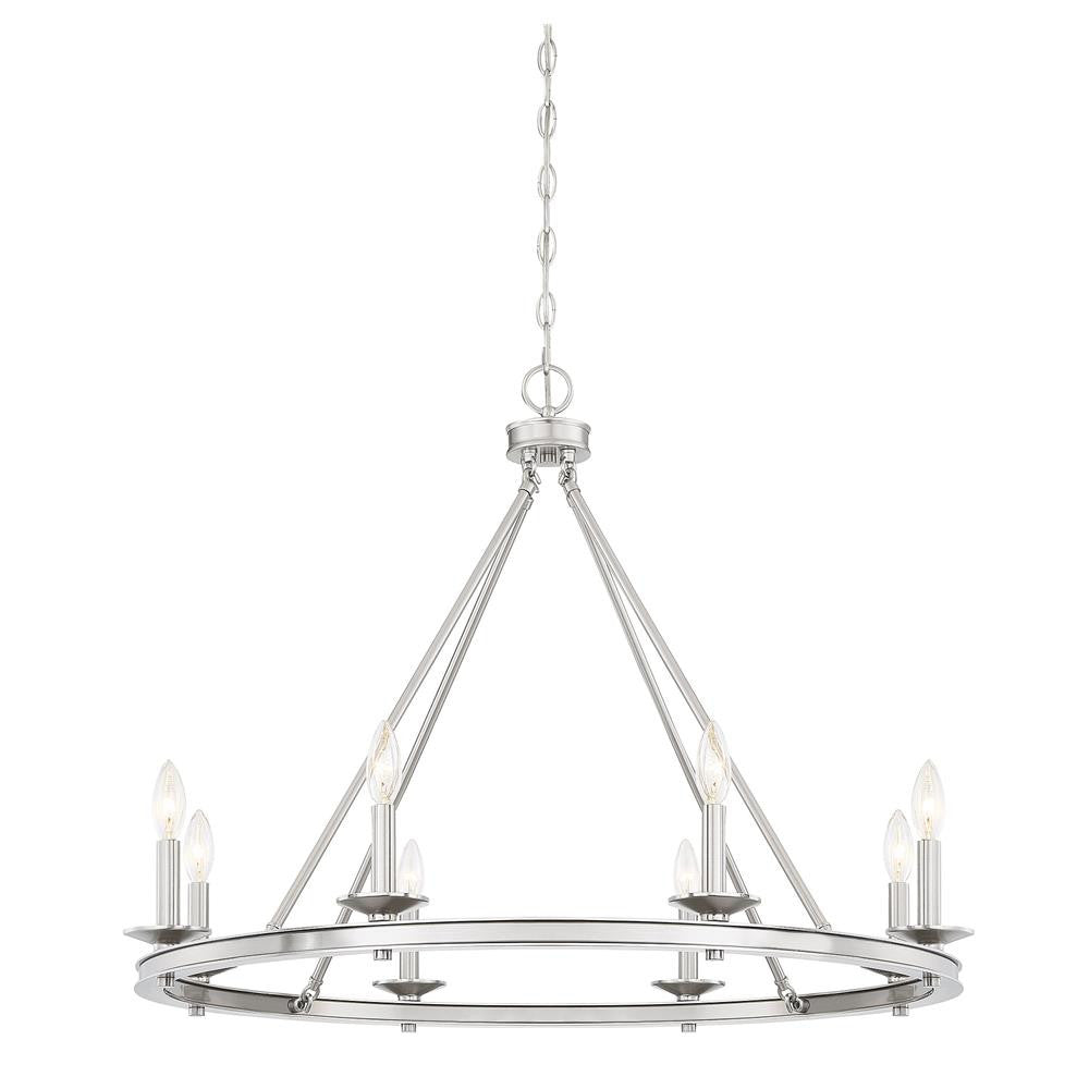 Savoy House Middleton 8-Light Chandelier in Satin Nickel 1-308-8-SN