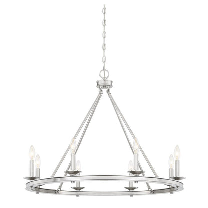 Savoy House Middleton 8-Light Chandelier in Satin Nickel 1-308-8-SN