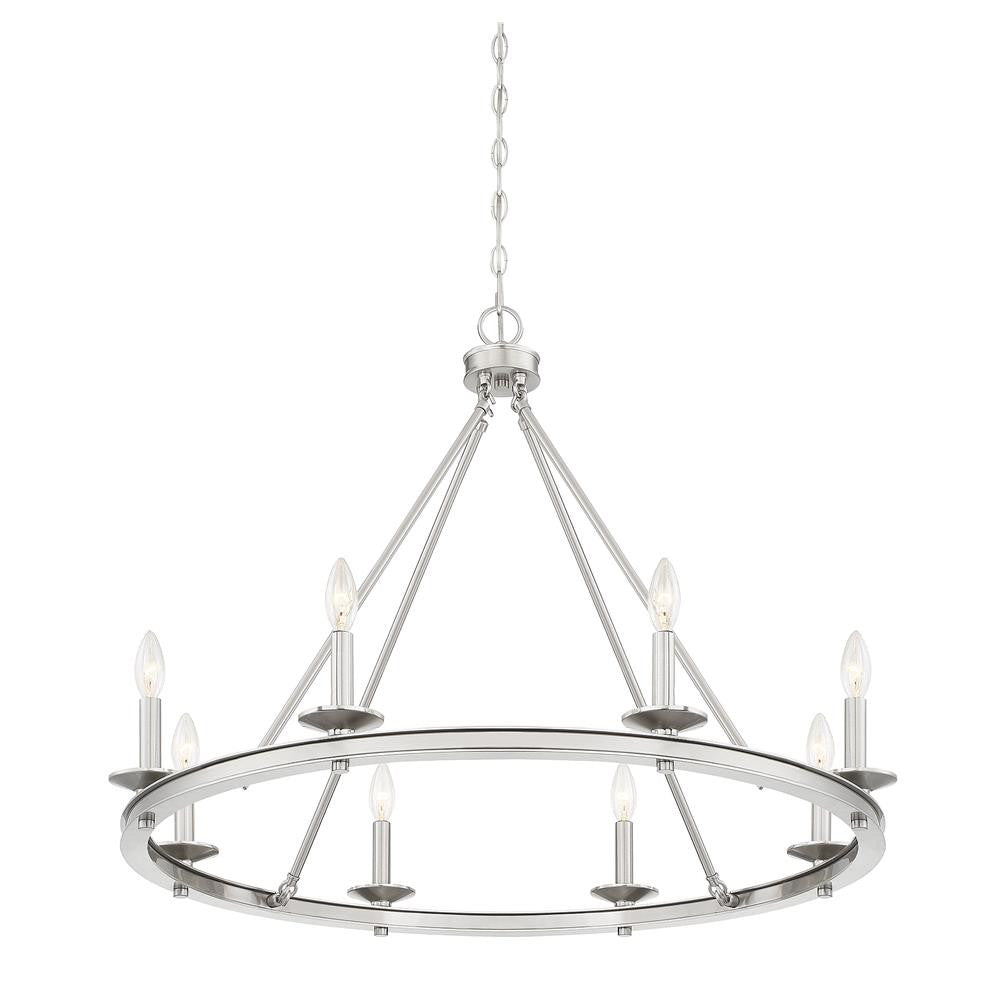 Savoy House Middleton 8-Light Chandelier in Satin Nickel 1-308-8-SN