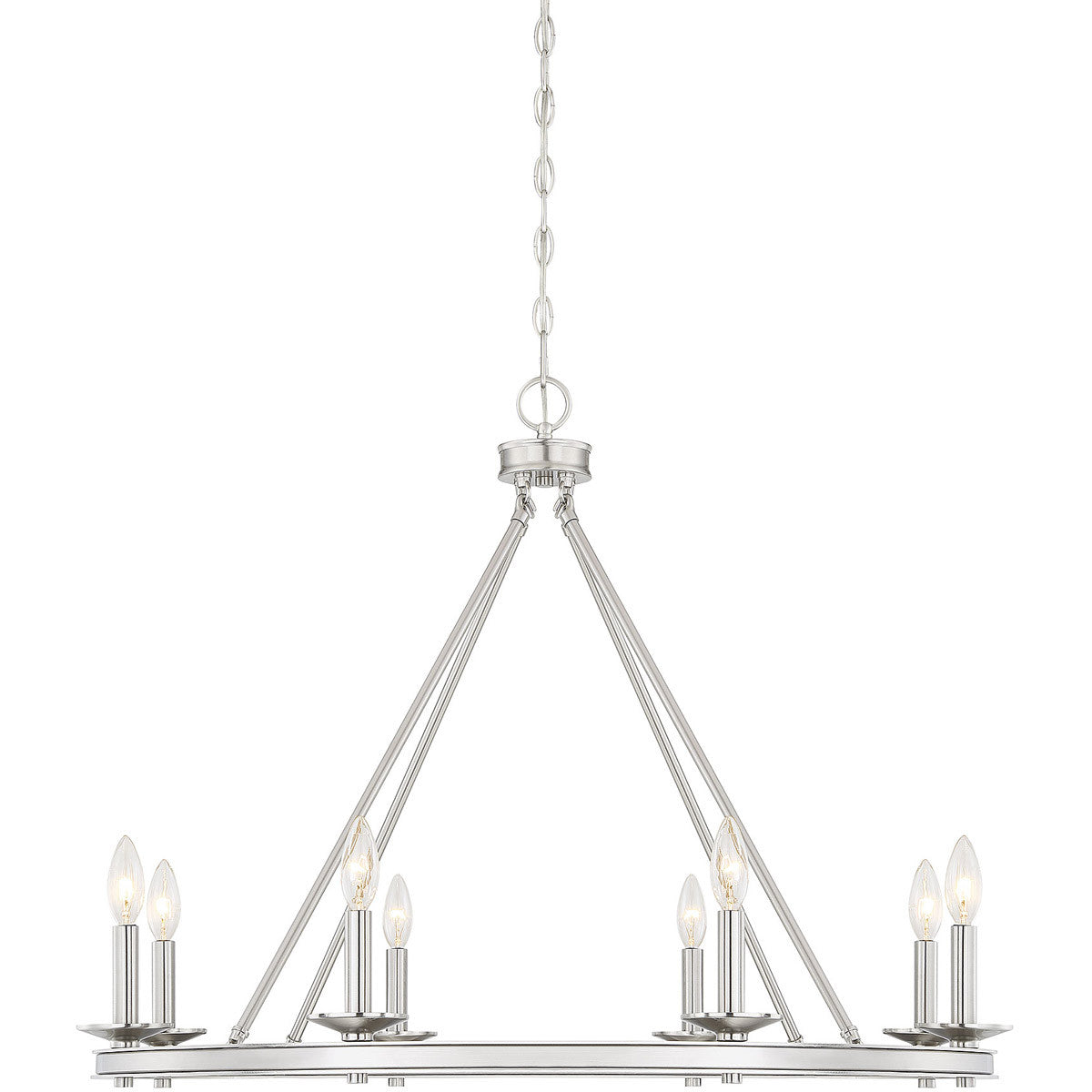 Savoy House Middleton 8 Light Chandelier in Satin Nickel 1-308-8-SN