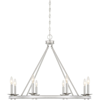 Savoy House Middleton 8 Light Chandelier in Satin Nickel 1-308-8-SN