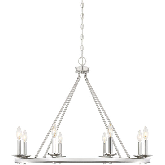 Savoy House Middleton 8 Light Chandelier in Satin Nickel 1-308-8-SN