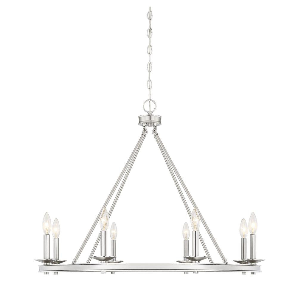 Savoy House Middleton 8-Light Chandelier in Satin Nickel 1-308-8-SN