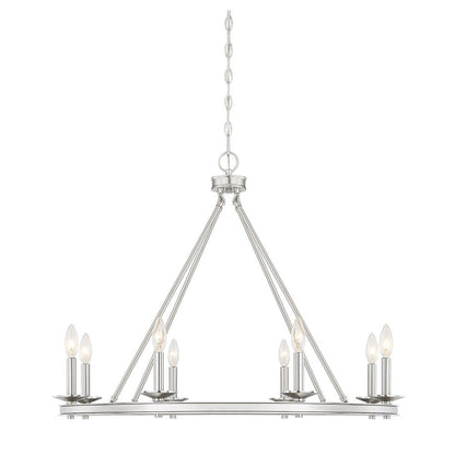 Savoy House Middleton 8-Light Chandelier in Satin Nickel 1-308-8-SN