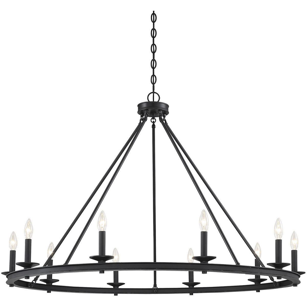 Savoy House Middleton 10-Light Chandelier in Matte Black 1-310-10-89