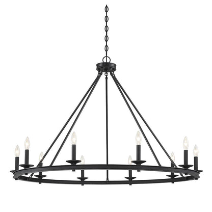 Savoy House Middleton 10-Light Chandelier in Matte Black 1-310-10-89