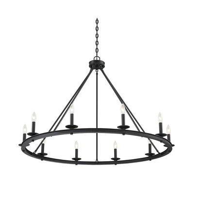 Savoy House Middleton 10-Light Chandelier in Matte Black 1-310-10-89