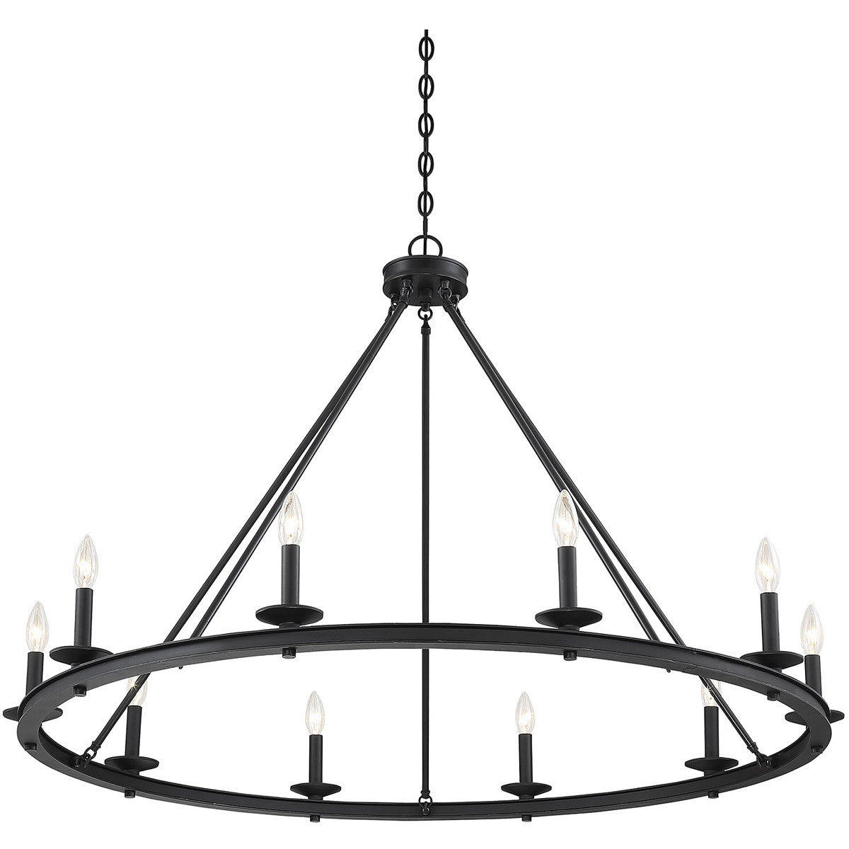 Savoy House Middleton 10-Light Chandelier in Matte Black 1-310-10-89