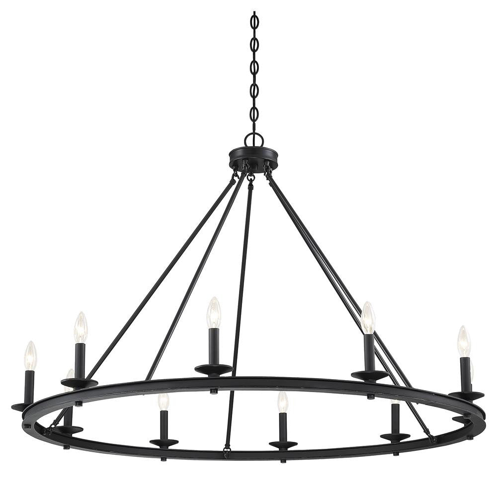 Savoy House Middleton 10-Light Chandelier in Matte Black 1-310-10-89