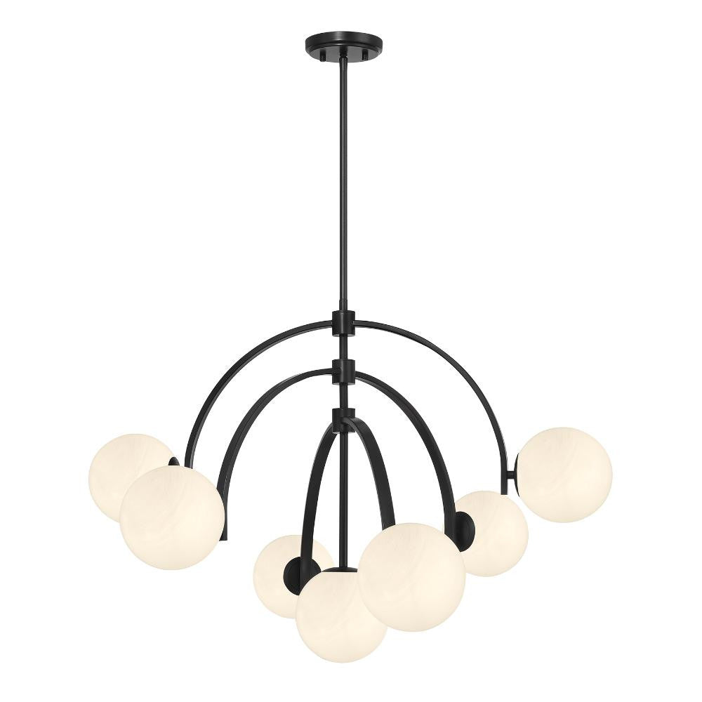 Savoy House Marias 7-Light Chandelier in Matte Black 1-3319-7-89