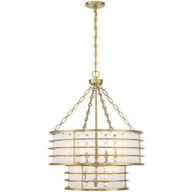 Savoy House Byron 6-Light Chandelier in Warm Brass 1-3364-6-322