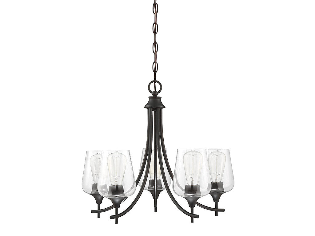 Savoy House Octave 5-Light Chandelier in English Bronze 1-4032-5-13