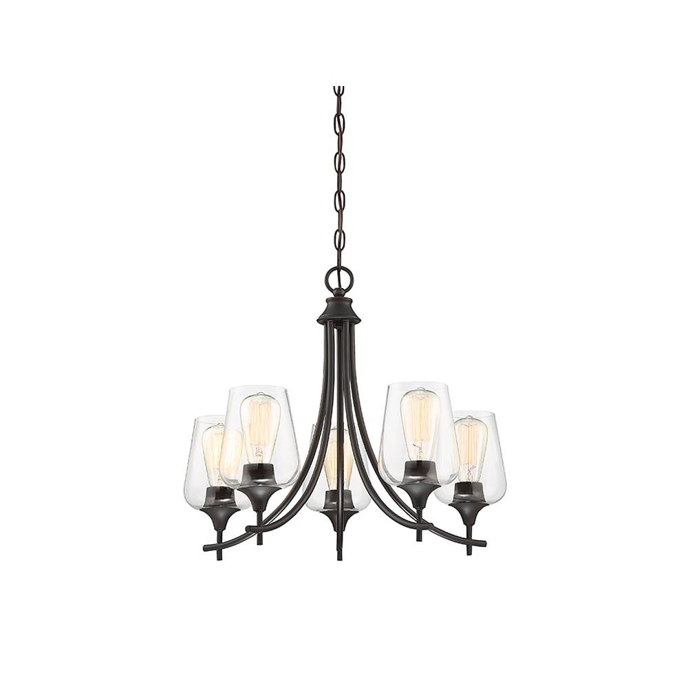 Savoy House Octave 5-Light Chandelier in English Bronze 1-4032-5-13