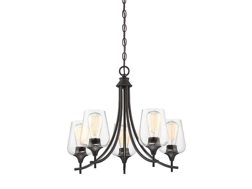 Savoy House Octave 5-Light Chandelier in English Bronze 1-4032-5-13