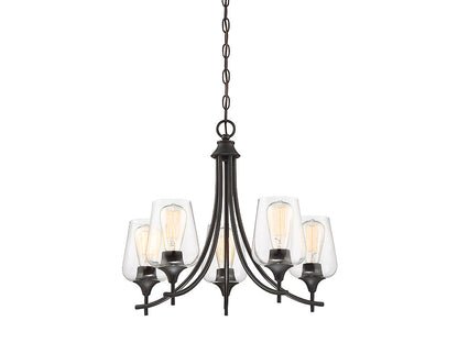 Savoy House Octave 5-Light Chandelier in English Bronze 1-4032-5-13