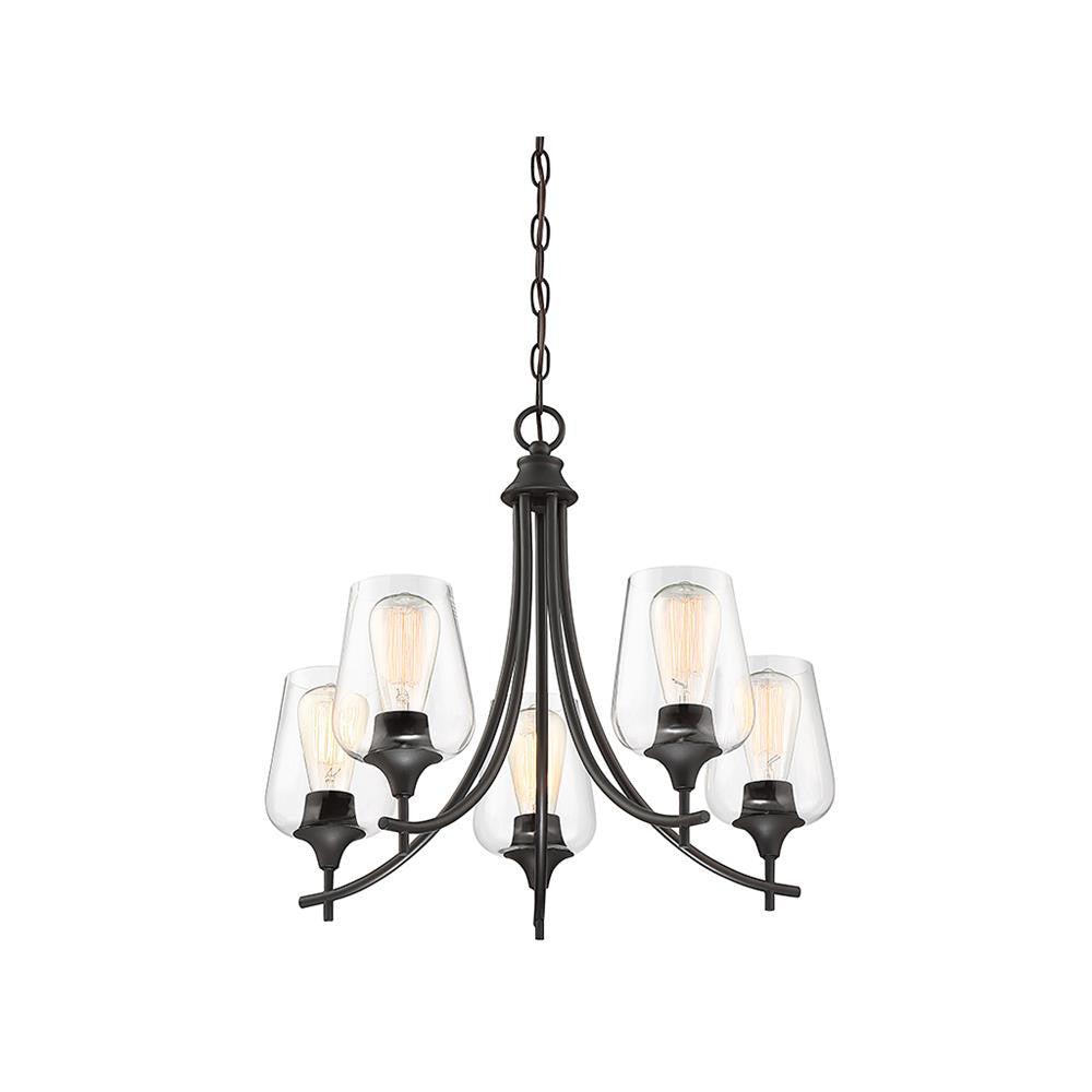 Savoy House Octave 5-Light Chandelier in English Bronze 1-4032-5-13