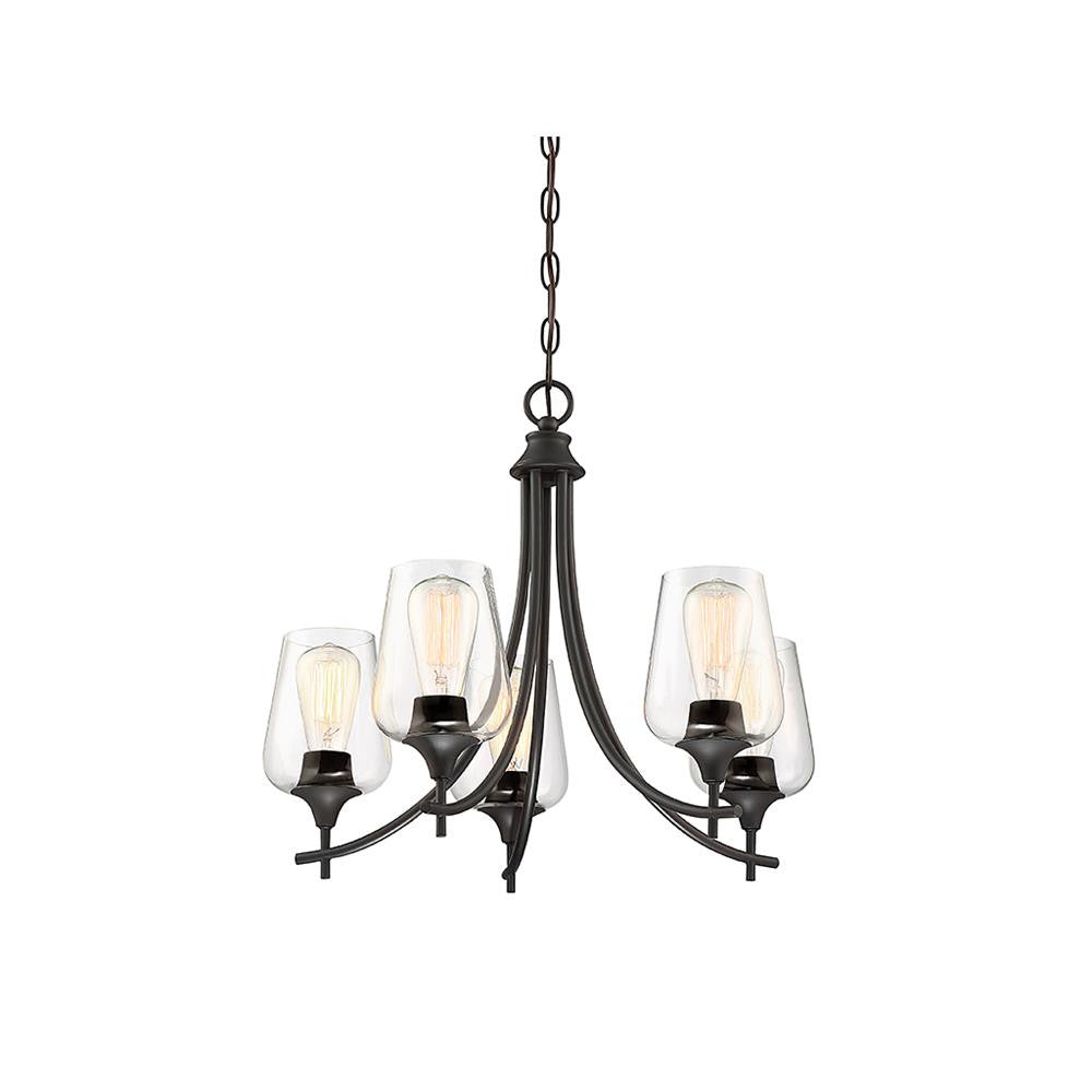 Savoy House Octave 5-Light Chandelier in English Bronze 1-4032-5-13