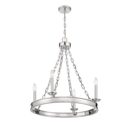 Savoy House Seville 4-Light Chandelier in 
Polished Nickel 1-4403-4-109