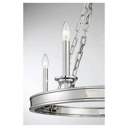 Savoy House Seville 4-Light Chandelier in 
Polished Nickel 1-4403-4-109