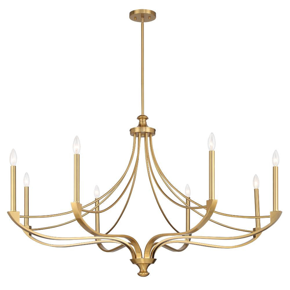 Savoy House Preserve 8-Light Chandelier in Warm Brass 1-6415-8-322