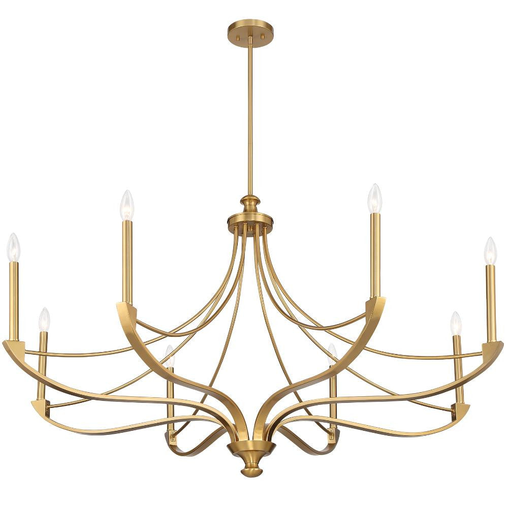 Savoy House Preserve 8-Light Chandelier in Warm Brass 1-6415-8-322