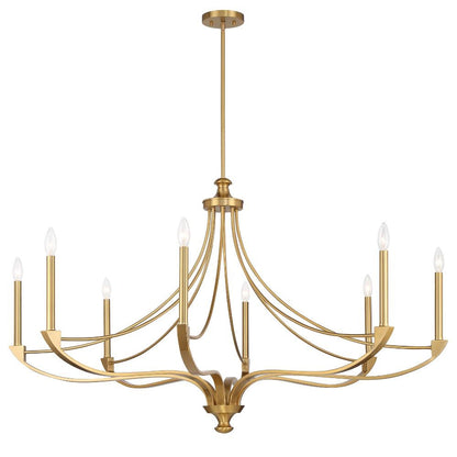 Savoy House Preserve 8-Light Chandelier in Warm Brass 1-6415-8-322