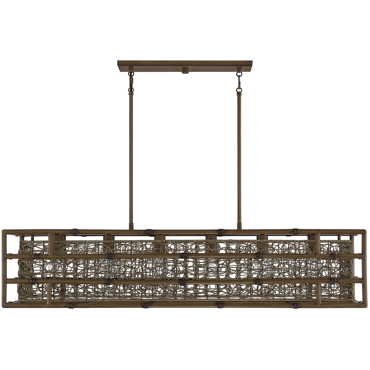 Savoy House Treviso 6-Light Linear Chandelier in Grapevine 1-7913-6-184