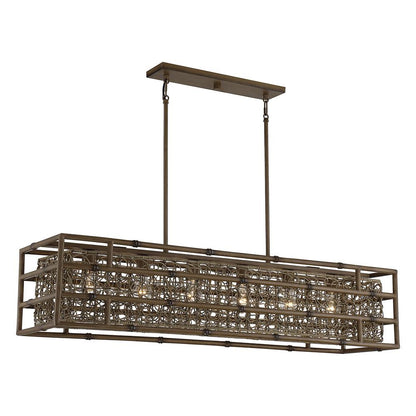 Savoy House Treviso 6-Light Linear Chandelier in Grapevine 1-7913-6-184