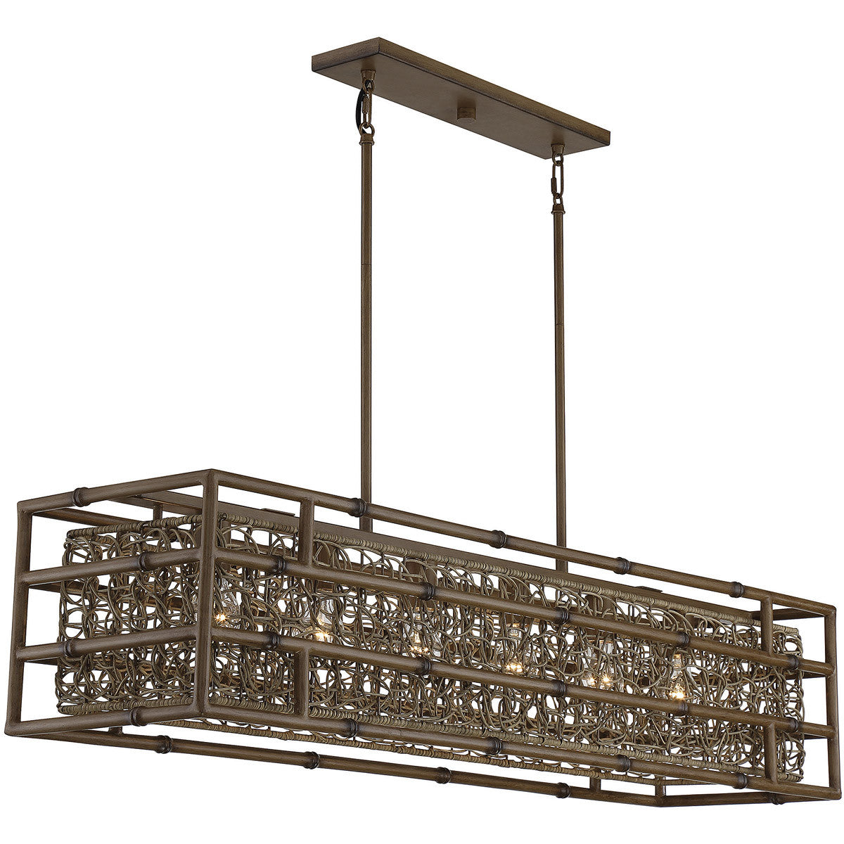 Savoy House Treviso 6-Light Linear Chandelier in Grapevine 1-7913-6-184