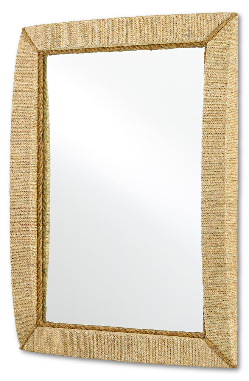 Currey & Co. Moroni Rectangular Rope Mirror 1000-0059