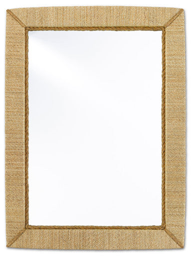 Currey & Co. Moroni Rectangular Rope Mirror 1000-0059