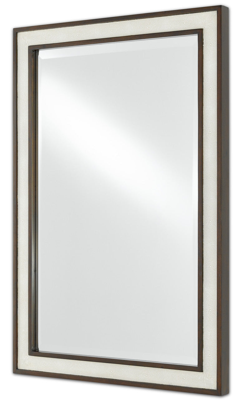 Currey & Co. Evie Shagreen Mirror 1000-0064