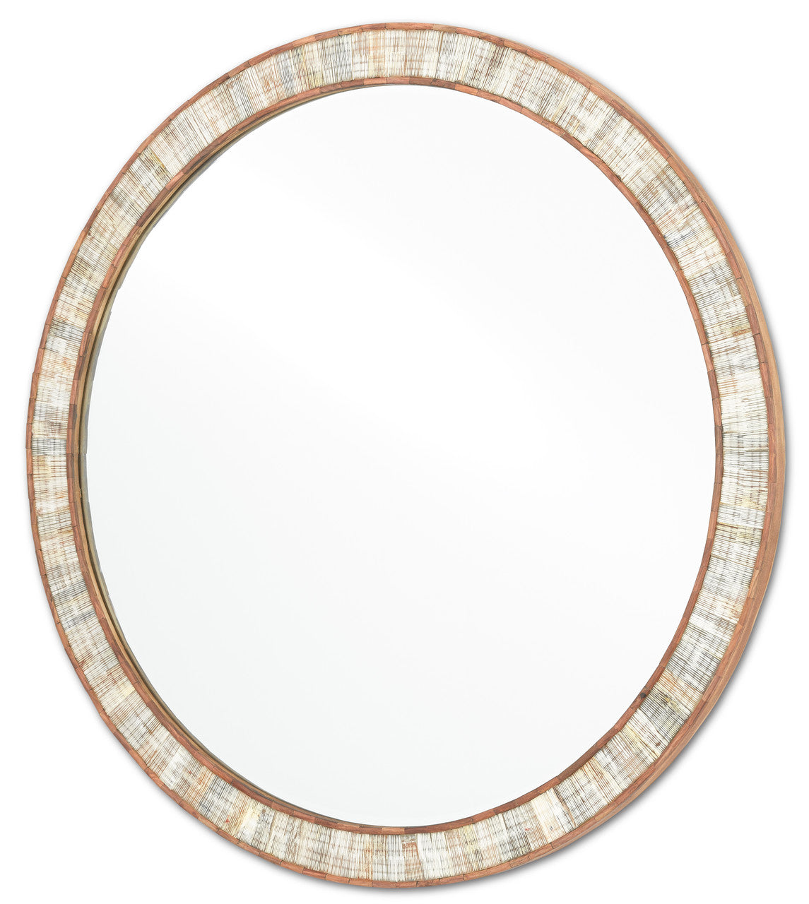 Currey & Co. Hyson Round Mirror 1000-0070