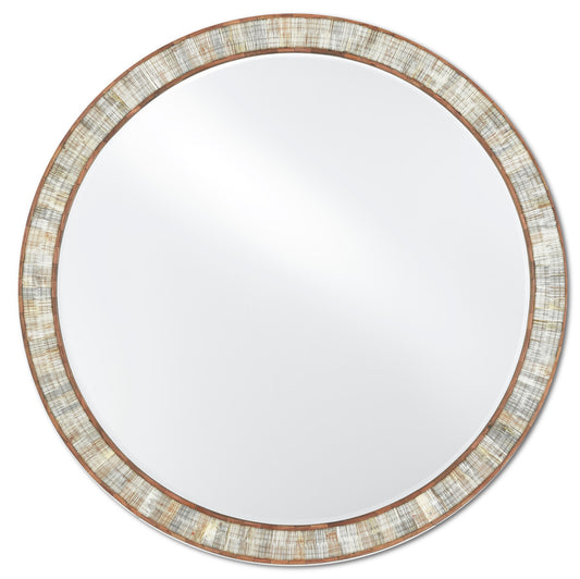 Currey & Co. Hyson Round Mirror 1000-0070