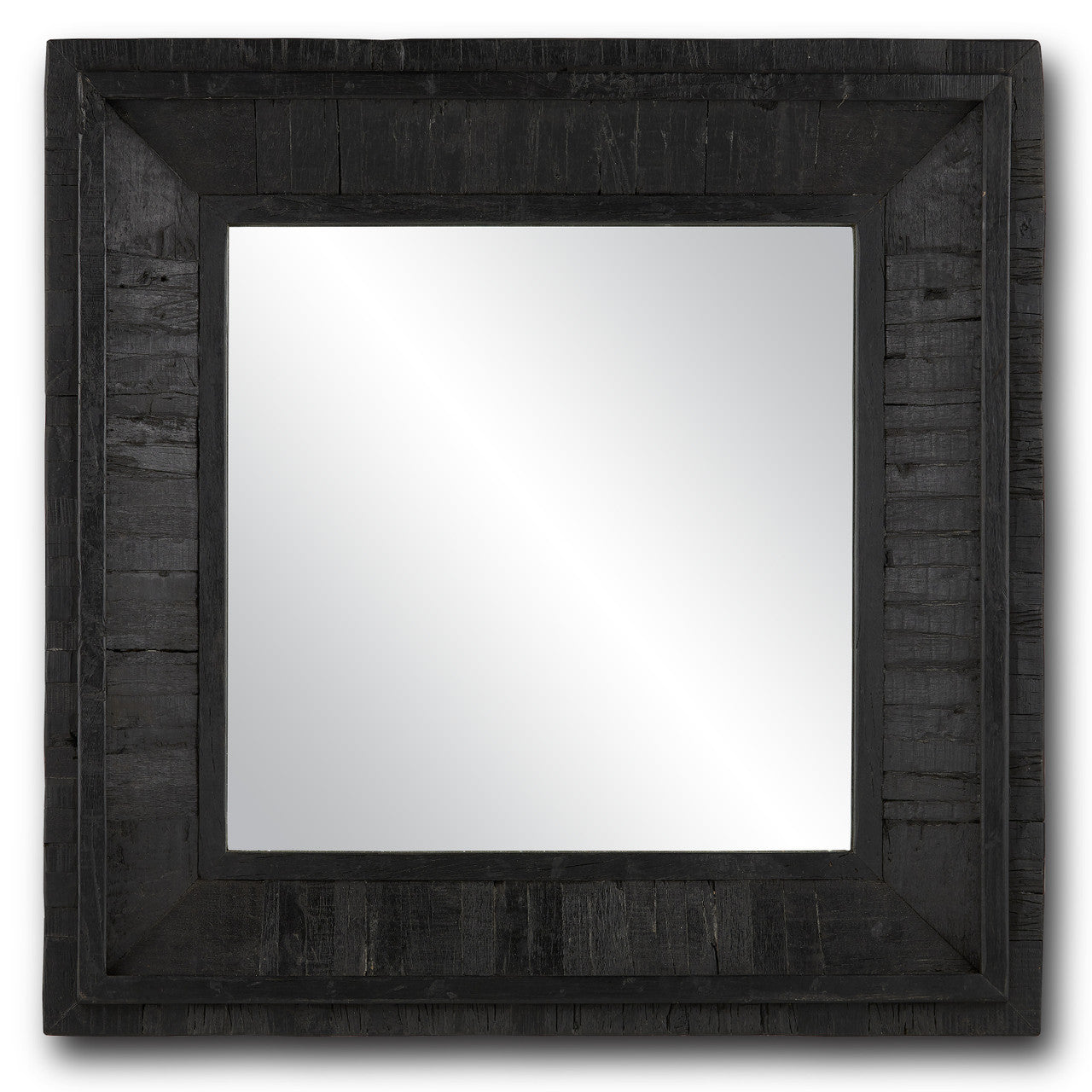 Currey & Co. Kanor Black Square Mirror 1000-0117