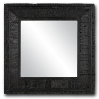 Currey & Co. Kanor Black Square Mirror 1000-0117