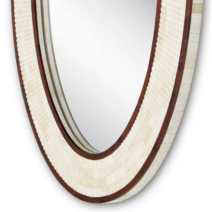 Currey & Co. Andar Oval Mirror 1000-0125