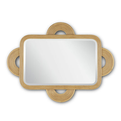 Currey & Co. Santos Sea Sand Rectangular Mirror 1000-0127