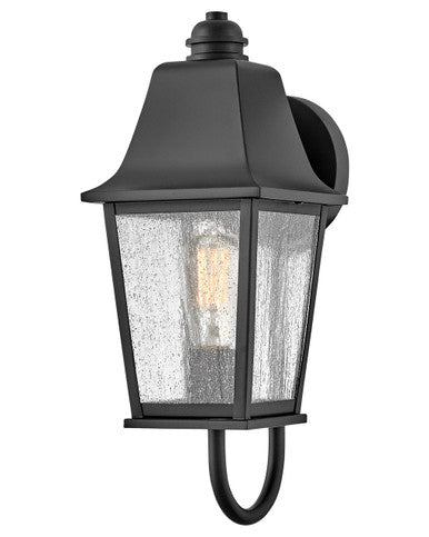 Hinkley Lighting Kingston Small Wall Mount Lantern in Black 10010BK