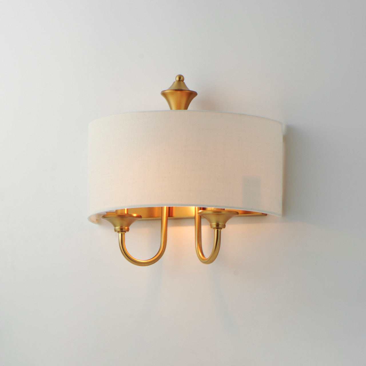 Maxim Bongo 1-Light Wall Sconce in Natural Aged Brass 10012OMNAB