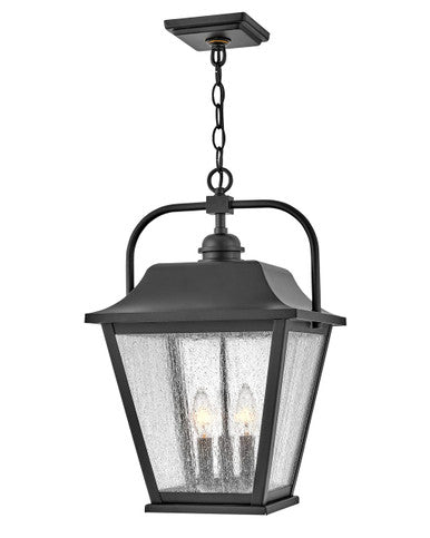 Hinkley Lighting Kingston Medium Hanging Lantern in Black 10012BK