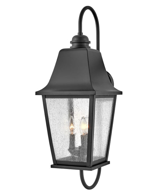 Hinkley Lighting Kingston Large Wall Mount Lantern in Black 10015BK