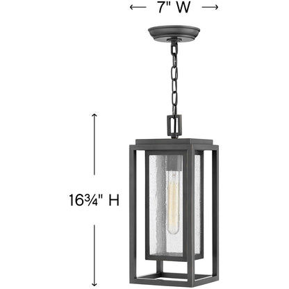 Hinkley Lighting Republic Medium Hanging Lantern Oil Rubbed Bronze 1002OZ