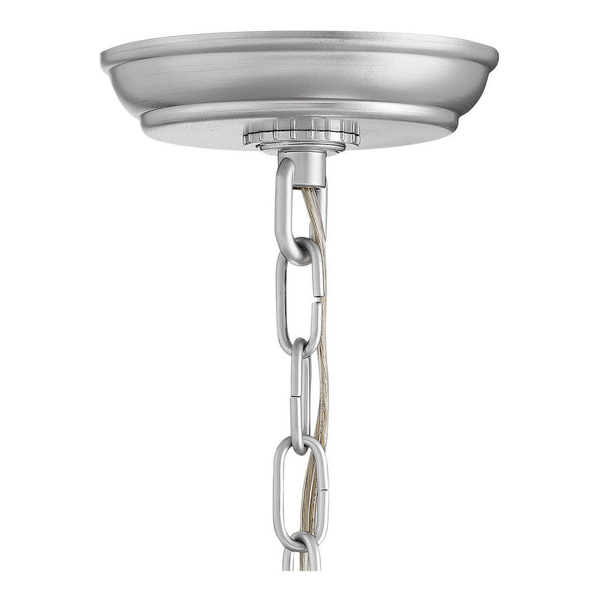 Hinkley Lighting Republic Medium Hanging Lantern Satin Nickel 1002SI