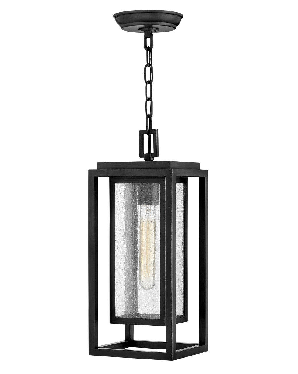 Hinkley Lighting Republic Medium Hanging Lantern Black LED Bulb(s) Included 1002BK-LL