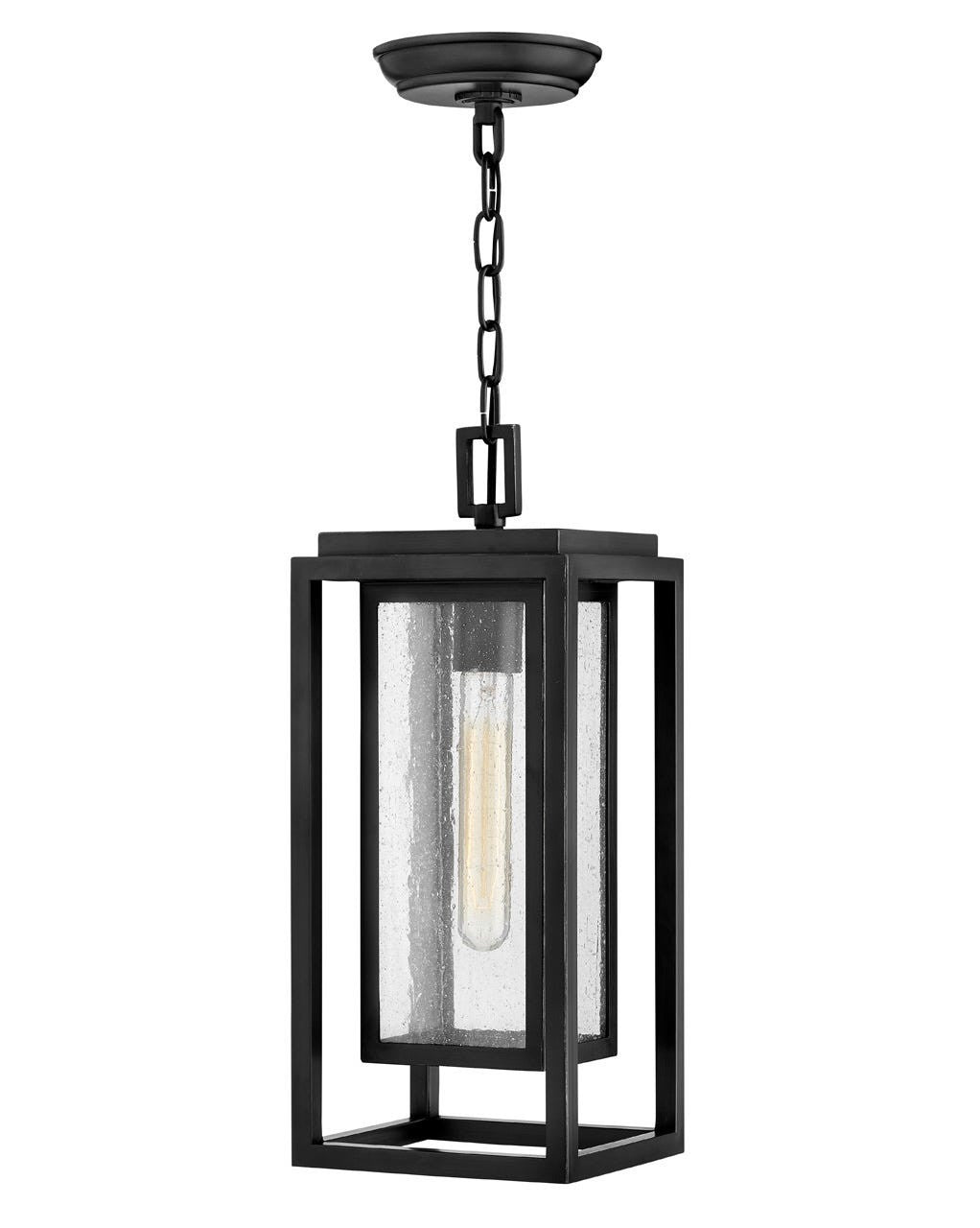 Hinkley Lighting Republic Medium Hanging Lantern Black 1002BK