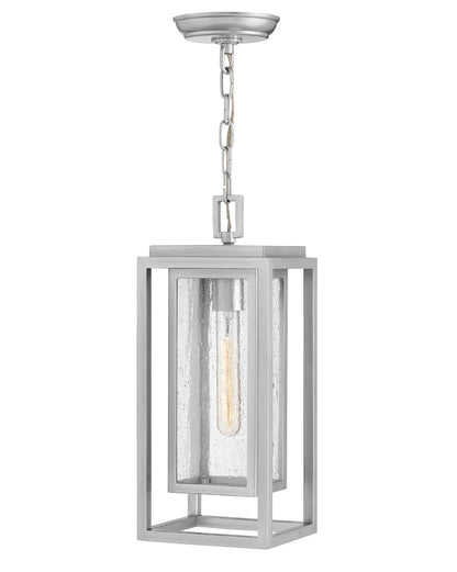 Hinkley Lighting Republic Medium Hanging Lantern 12v Satin Nickel Low Voltage 12V LED Bulb(s) Included 1002SI-LV